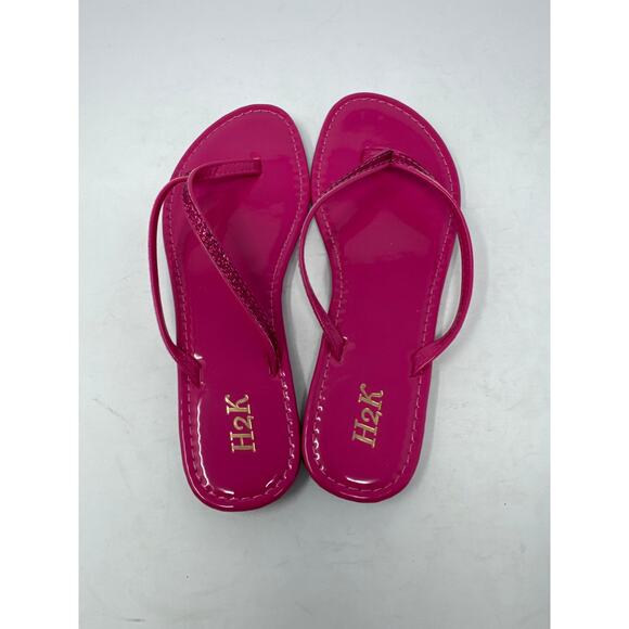 Brand New H2K Women's Size 6 Pink Slip on Sandals - Picture 1 of 5